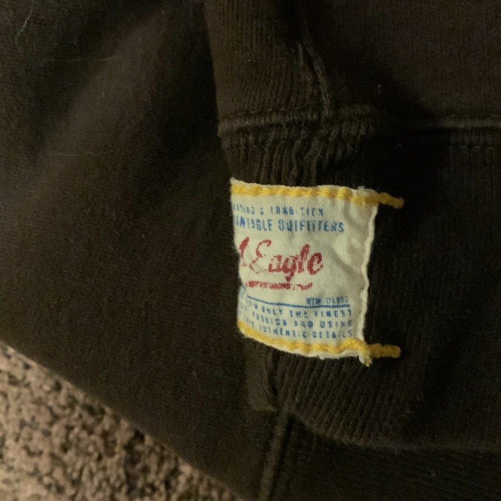 Vintage American eagle brown hoodie - Picture 3 of 4